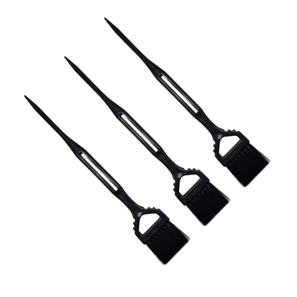 Hair Dye Brushes Set of 3 with Ergonomic Handle for Precise Hair Coloring Applicator at Home or Salon