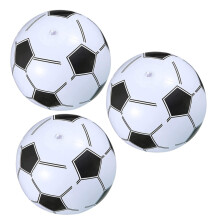 3Pcs Inflatable Soccer Balls for Pool and Beach Fun, Lightweight Reusable Outdoor Play
