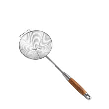 Stainless Steel Skimmer Asian Spider Strainer with Long Handle for Noodles Hot Pot Fried Food