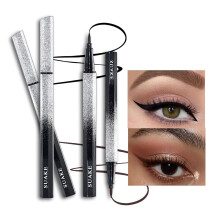 Waterproof Matte Liquid Eyeliner Set Black and Brown Duo with Precision Tip LongLasting Wear