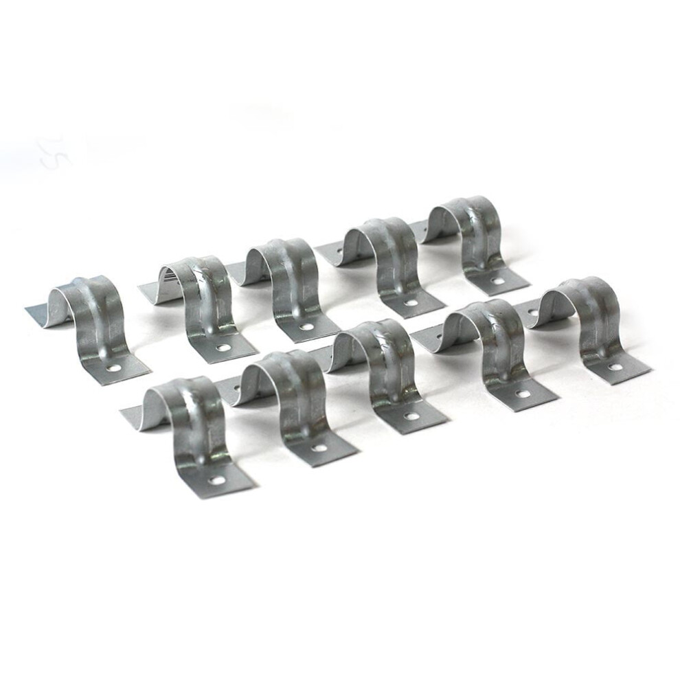 Thrifco Plumbing 5244253 1/2 Inch Galvanized Pipe Straps - 10/Bag 9377112355023