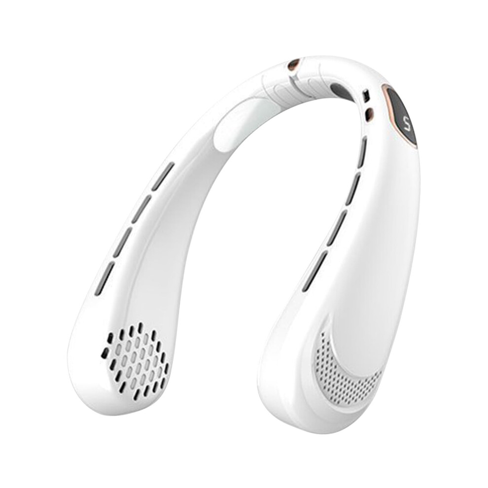 Summer Savings Clearance Deals! Zeceouar Convenient Small Fan Outdoor Mini Usb Rechargeable Leafless Lazy Person Big Wind Power Hanging Neck 9377112355245