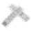 2 Pcs Laptop Computer USB Night Light LED Lamp Mini Table Lights Double Sided White Metal Student 1