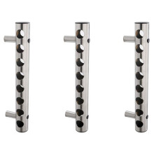 3X High Quality Wine Bottles Holders Stainless Steel Wine Rack Bar Wall Mounted Household Storage Kitchen Holder 8 Holes