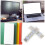 2 Pcs Laptop Computer USB Night Light LED Lamp Mini Table Lights Double Sided White Metal Student 3