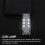 2 Pcs Laptop Computer USB Night Light LED Lamp Mini Table Lights Double Sided White Metal Student 5