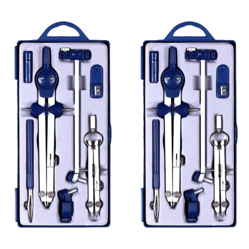 18Pc Drafting Compass for Geometry Set Tool Compass Drawing Tool for Geometry for Drafting, Math, Drawing, Tool