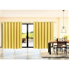 Room Darkening Blackout Curtains/Drapes K100 YELLOW Panel Thermal Insulated Divider Room, Sliding Door Patio Extra Wide 1 Panel 100" X 84"