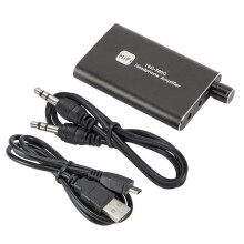 UOYOTT Mini HIFI Headphone Amplifier Portable 35mm Audio w/USB Cable AMP Earphone