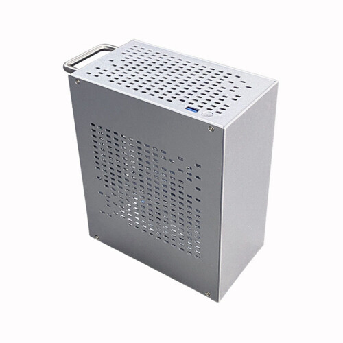 A07 Mini ITX Computer Case Chassis HTPC Host Case USB3.0 ITX Enclosure Personal Computer Chassis Desktop Box White 1