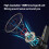 Wireless Gaming Earbuds, Bluetooth 5.0, 35ms Low Latency, Auto Pairing, Touch Control, Cool Light, Microphone, Compatible with Android 3