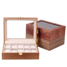 Watch box 10 watches Wood - Walnut, Cherry or Oak Cherry