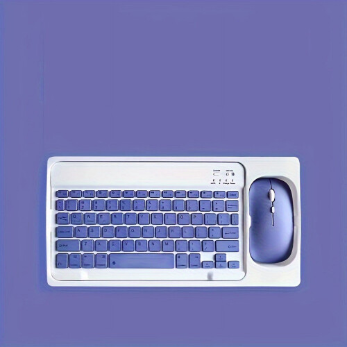 Rechargeable Wireless Keyboard & Mouse Combo, Compatible with iPhone, iPad, Samsung Tablet, Android, Windows 2