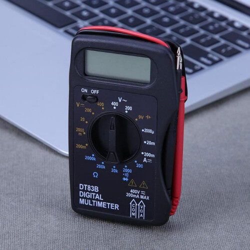 DT83B Pocket Digital Multimeter Ammeter Voltmeter DC/AC Resistor Ohm Voltage Multi Meter Tester Electrical Instruments 1
