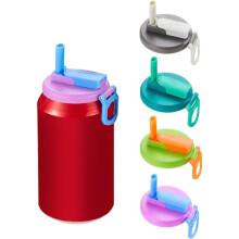 pcs Drink Lids with Straws Silicone Jar Lids Jar Lids with Straws Jar Protectors for Soft Drinks Cola