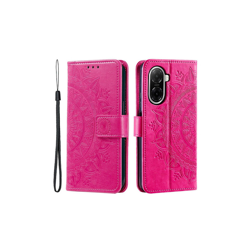 For Compatible With Xiaomi Redmi A5 4G / Poco C71 4G Stand Case Totem Wallet Case Pink 9085618720732