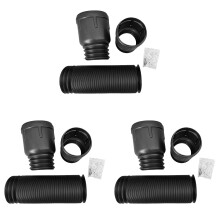 ZYWEyh 3Set Flexible Rain Gutter Downspout Extensions, Extendable 18-59 Inches, Durable Drain Connector Compatible with Standard Downspouts