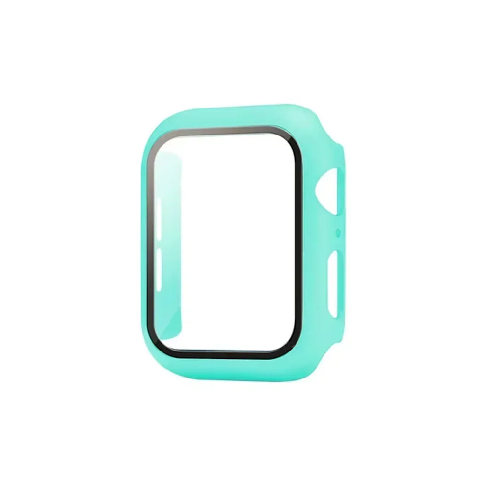 Tempered Glass + Case For Compatible With Apple Watch Series 10 42Mm/46Mm, Ultra 49Mm, Iwatch 9-4, Se, Teal 9085618721036