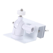 GARENDE Weatherproof Gutter Mount Bracket Adjustable Rotatable Stand for White