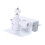 GARENDE Weatherproof Gutter Mount Bracket Adjustable Rotatable Stand for White 3