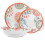 Elama Ester 12 Piece Melamine Dinnerware Set 1