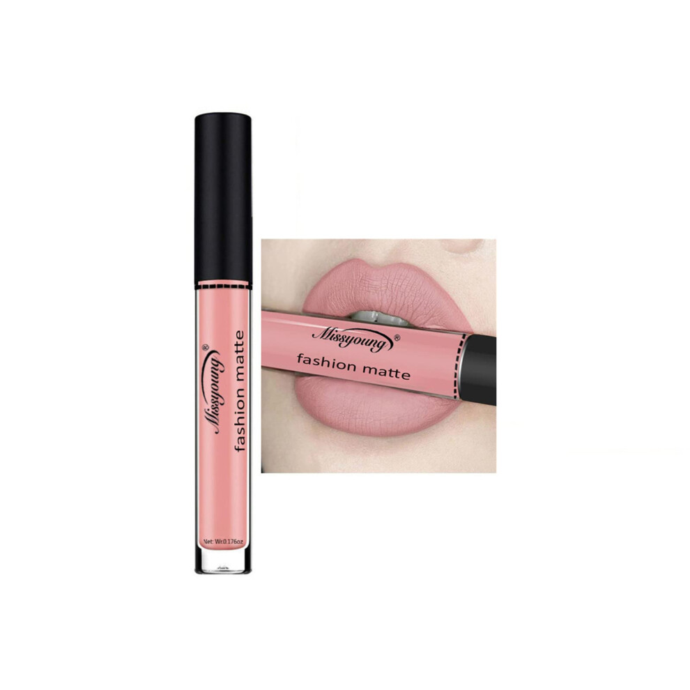 Matte Liquid Lipstick Waterproof NonStick Cup Nude Shade  Pigmented Long Lasting Comfort Wear A01
