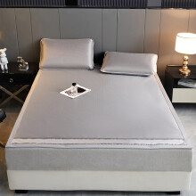 Cooling Mattress Pad with Pillowcase, DoubleSided Ice Silk Sleeping Mat for Home and Dorm