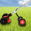 Wheel Attachment for Weed Eater with Adjustable Support, Stable TStructure, Fits 1.1in Trimmers 2