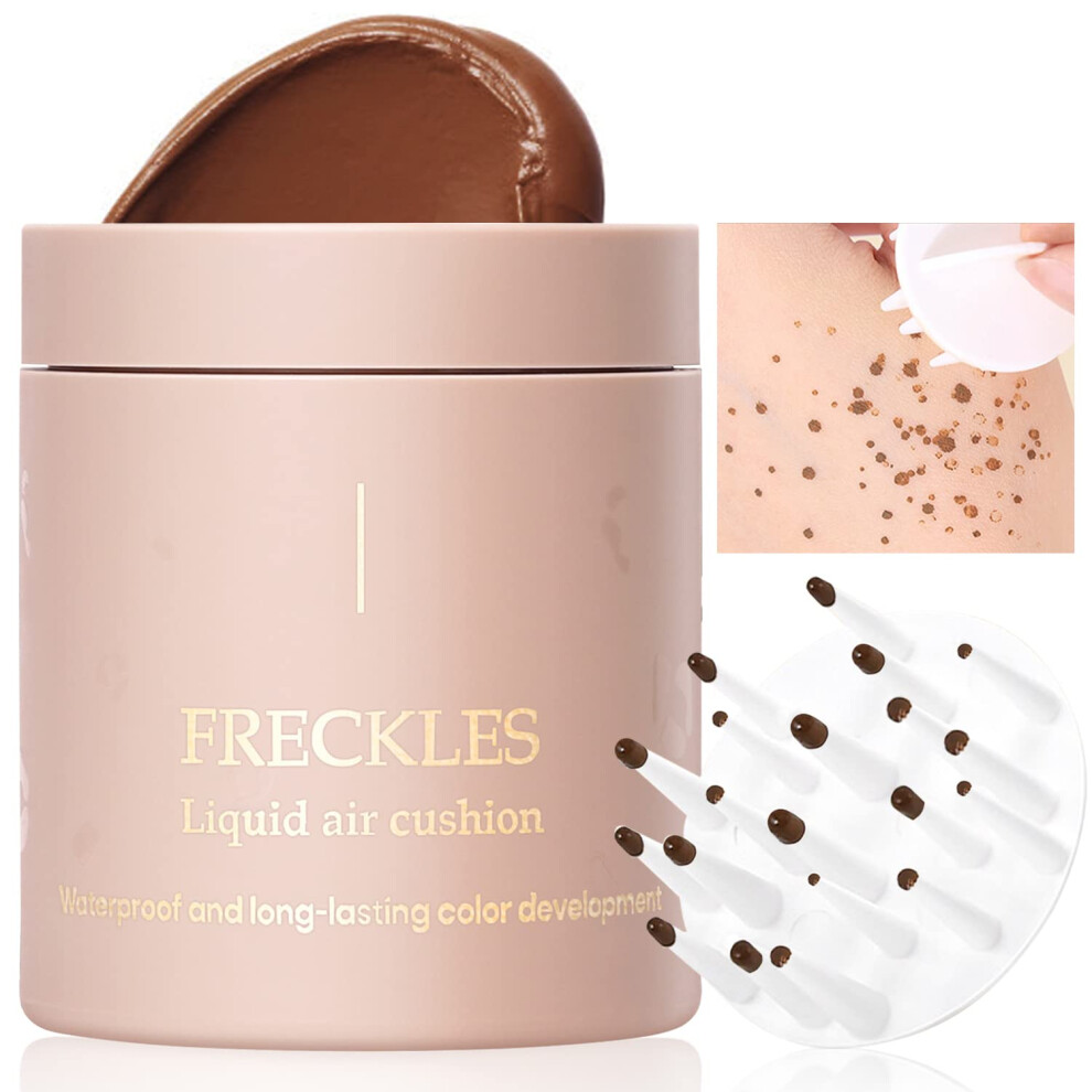 Brown Freckle Makeup Pen Waterproof Long Lasting Quick Dry Stamp For Natural Faux Freckles 01 Saddle