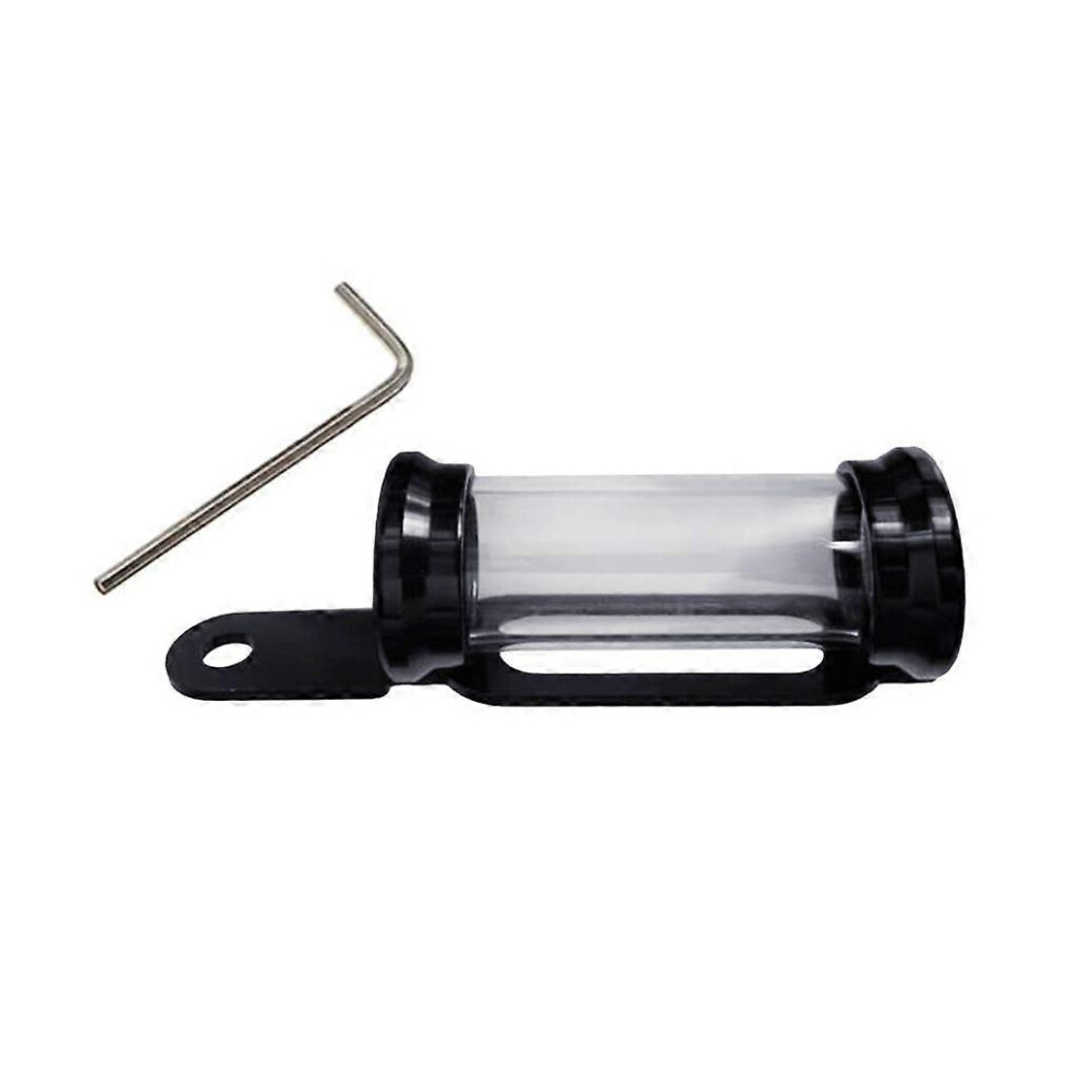 (As Show, Silver) Waterproof Universal Tube Tax Disc Registration Label Stand Holder For Scooter 5213747801594