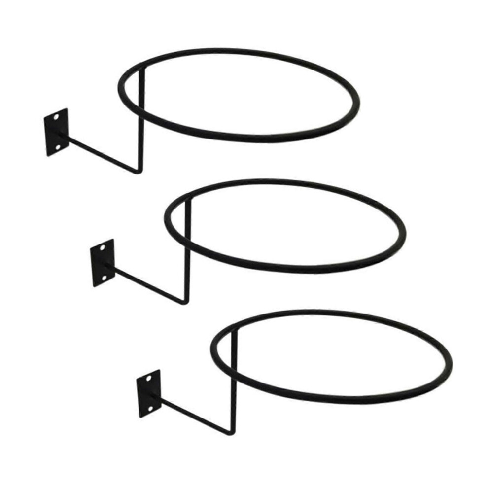 (As Show, One Size) 3Pcs Motorcycle Helmet Holder Hanger Rack Wall Mounted Hook Basketball Bracket 5213747810534
