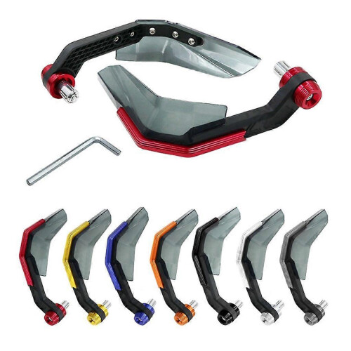 (As show, Blue) Motorcycle Handguards Shield Guards Windshield Hand Wind Protection Cover 2