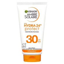 3 x Garnier Ambre Solaire Hydra 24 Protect SPF30 Sun Lotion 50ml