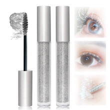 Waterproof Glitter Mascara 4D Sparkling Diamond Lash Long Lasting Thickening Lengthening 2PC