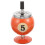 Automatic Ashtray with Extinguishing Design, Smokeless Billiards Shape for Home Office Patio Use 1