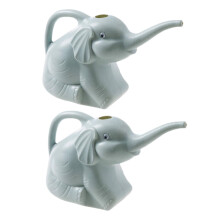 2pcs Lightweight Long Spout Plastic Watering Can for Indoor Plants and Garden with Ergonomic Handle