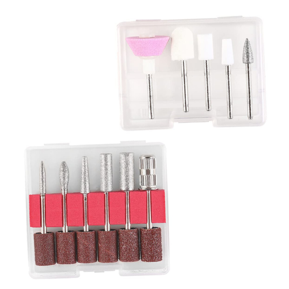 22pcs Round Cone Nail Drill Bits for Manicure, Precision Grinding and AllAround Nail Care