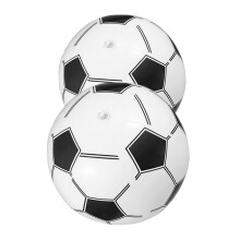 2pcs Inflatable Beach Balls Soccer Football for Kids Summer Pool Parties Easy Grip PVC Design