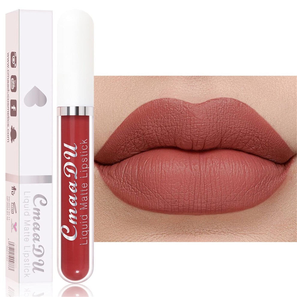Matte Liquid Lipstick Waterproof Velvet Matte Longlasting Kissproof Lip Gloss B