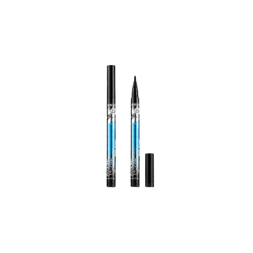 Black Waterproof Liquid Eyeliner Pen Long Lasting Smudge Resistant Precise Fine Tip For Beginners
