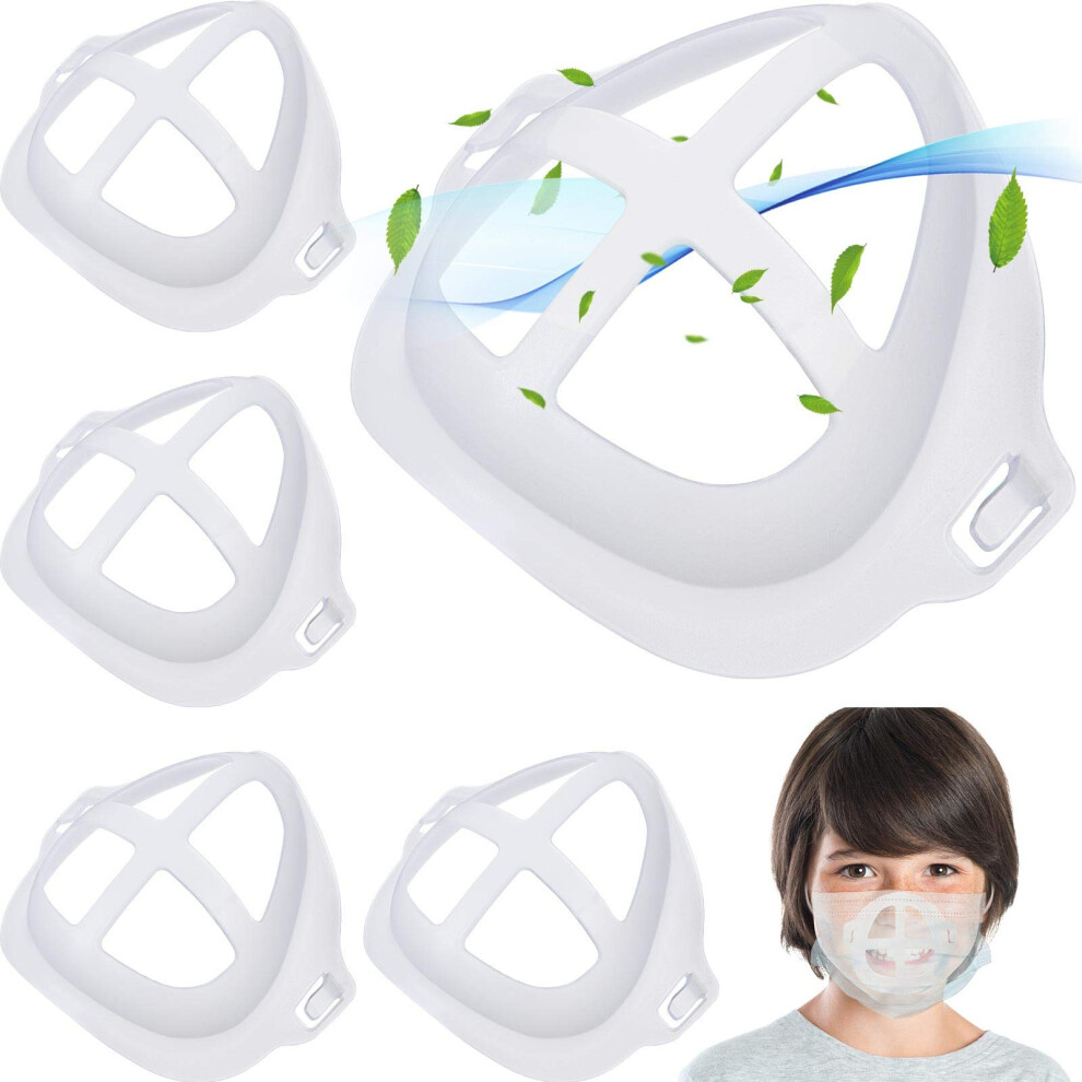Kids Face Mask Bracket 10 Pack, Reusable 3D Child Mask Insert Support For More Breathing Space 9070919507809
