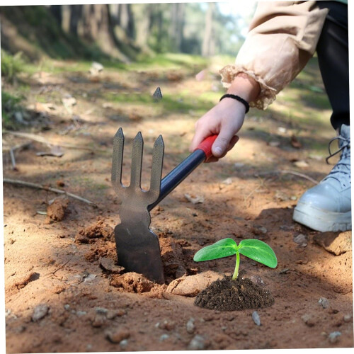 Weeding Tool Dual Head with NonSlip Handle BendProof AntiRust Garden Weed Puller for Yard 1