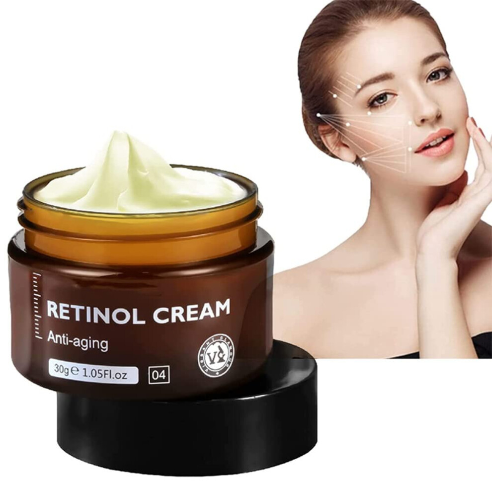 Cream Retinol Face And Serum Anti Aging Moisturizer To Reduce Fine Lines And Refine Pores
