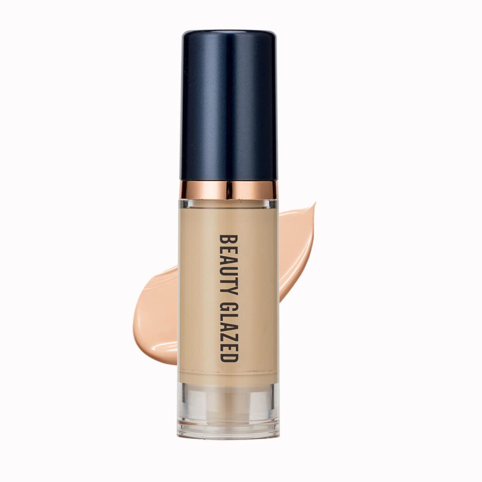 Full Coverage Liquid Foundation Shade 03 Makeup Base and Corrector for Flawless Skin Finish