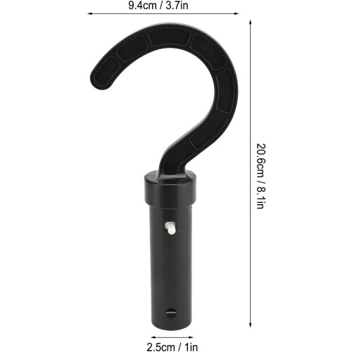 Pool Cleaner Hook 2pcs ABS Telescopic Pole Attachment for Robotic and Vacuum Pool Cleaner 2