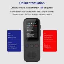 138 Languages Voice Translating 17 Offline Translation Simultaneous Interpretation Support Voice Recording Text Translate Group