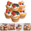 6pcs Artificial Cake Model Fake Cake Prop Realistic Dessert Cake Model Shop Window Display 2