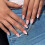 24 pcs False Nails Short Almond French 1