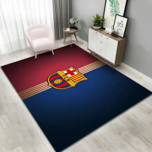 Vintage Square Rugs Soft Non-Slip High Water Absorption Rug for Study Room Barcelona