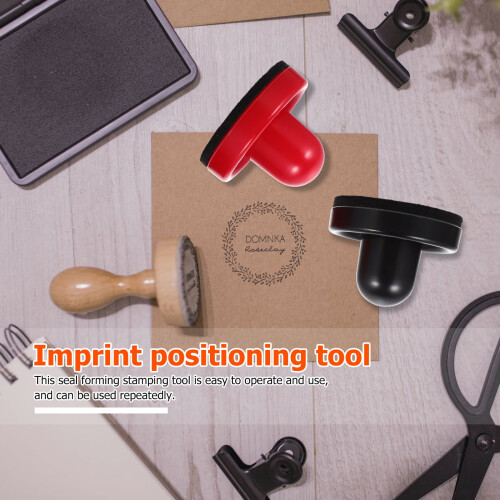 2Pcs Scrapbook Stamps Chic Stamp Block Pressing Tool Stamping Tools for Making Card 1